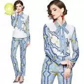 chandal versace femme pas cher floral printed silk propitious 2 piece set